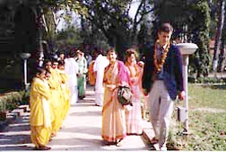 Arrival to the course location in India